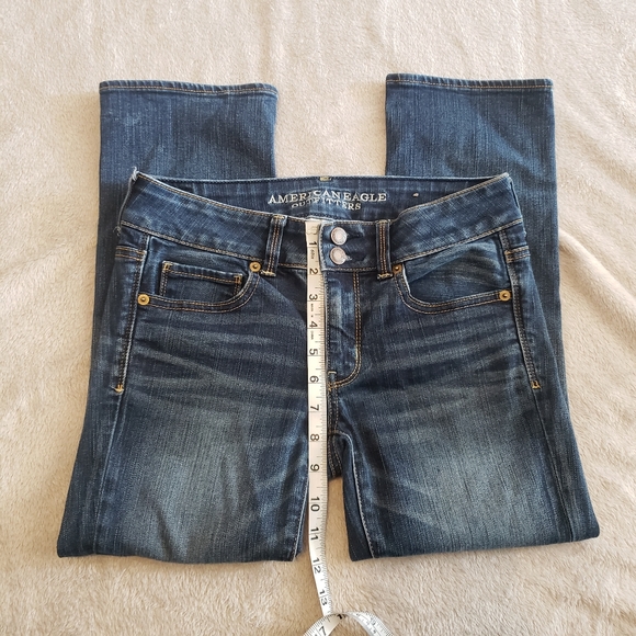 American Eagle crop jeans size 4 - Picture 3 of 5